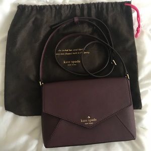 kate spade saffiano leather crossbody envelope bag